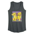 thumbnail image 1 of Disney - The Lion King - Simba Nala Pattern - Women's Racerback Tank Top, 1 of 4