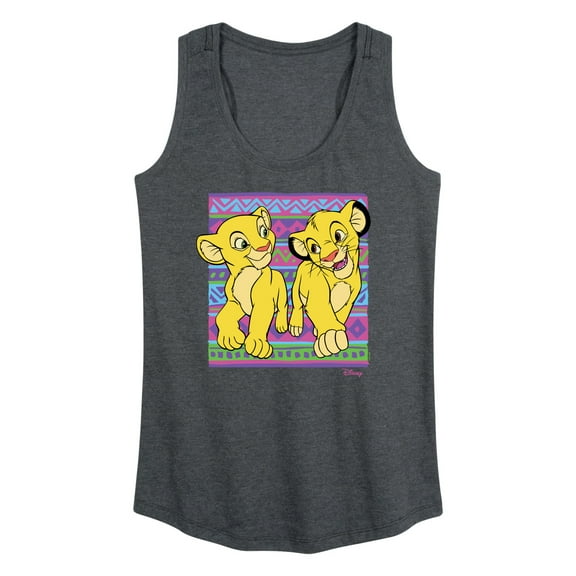 Disney - The Lion King - Simba Nala Pattern - Women's Racerback Tank Top