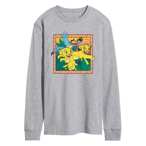 Disney - The Lion King - Simba Nala Zazu - Men's Long Sleeve T-Shirt