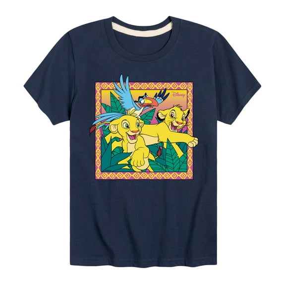 Disney - The Lion King - Simba Nala Zazu - Toddler & Youth Short Sleeve Graphic T-Shirt