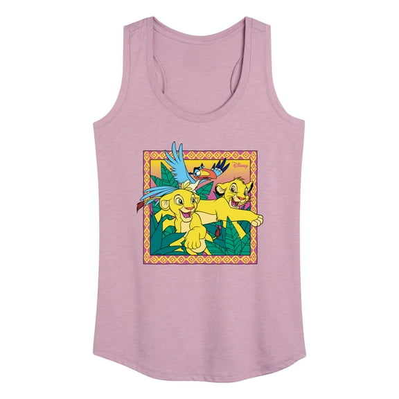 Disney - The Lion King - Simba Nala Zazu - Women's Racerback Tank Top