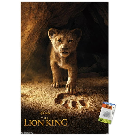 Disney The Lion King - Simba One Sheet Wall Poster with Push Pins, 22.375" x 34"