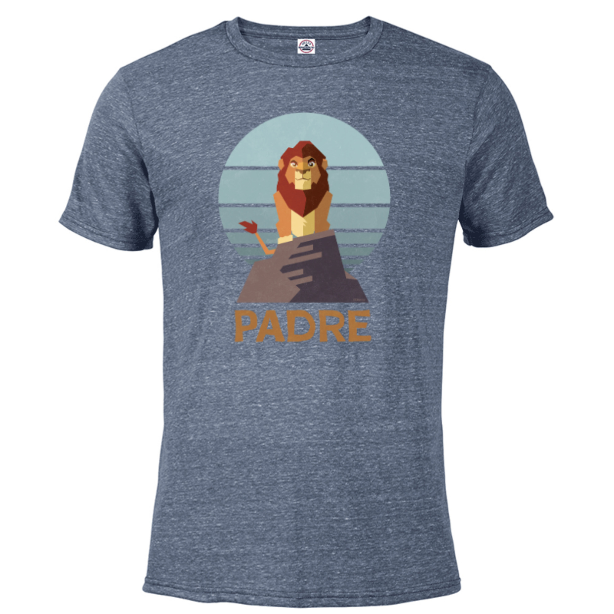 Georgia College Bobcats Proud Parent Dad T-Shirt - Officially Licensed GCSU Fan Apparel, Denim Heather