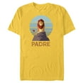 thumbnail image 1 of Disney The Lion King Simba Padre Día del Padre Father’s Day - Short Sleeve Blended T-Shirt for Adults - Customized-Yellow, 1 of 5