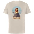 thumbnail image 1 of Disney The Lion King Simba Padre Día del Padre Father’s Day - Short Sleeve Cotton T-Shirt for Adults - Customized-Natural, 1 of 5