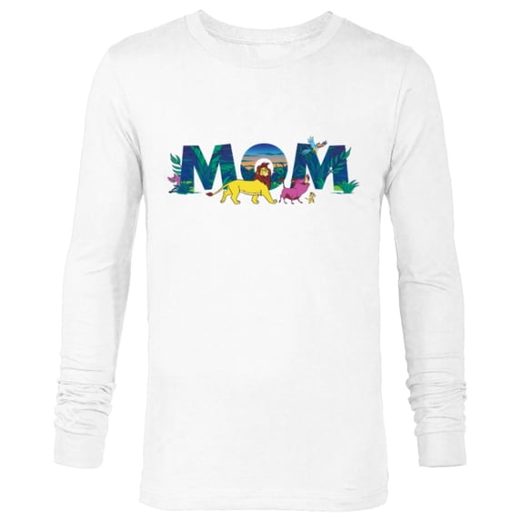 Disney The Lion King Simba & Pals Mom Mother’s Day Birthday - Long Sleeve T-Shirt for Men - Customized-White