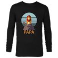 thumbnail image 1 of Disney The Lion King Simba Papa Día del Padre Father’s Day - Long Sleeve T-Shirt for Men - Customized-Black, 1 of 5
