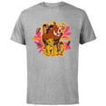 thumbnail image 1 of Disney The Lion King Simba Timon Pumbaa Hakuna Matata - Short Sleeve Cotton T-Shirt for Adults - Customized-Athletic Heather, 1 of 5