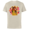 thumbnail image 1 of Disney The Lion King Simba Timon Pumbaa Hakuna Matata - Short Sleeve Cotton T-Shirt for Adults - Customized-Natural, 1 of 5
