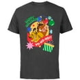 thumbnail image 1 of Disney The Lion King Simba Timon Pumbaa Happy Holidays - Short Sleeve Cotton T-Shirt for Adults - Customized-Charcoal, 1 of 5