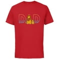 thumbnail image 1 of Disney The Lion King Simba and Mufasa Dad - Short Sleeve Cotton T-Shirt for Adults- Customized-Red, 1 of 5