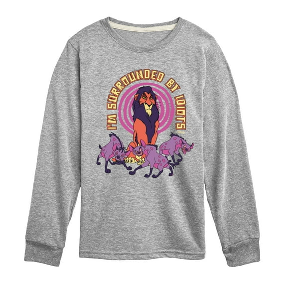 Disney - The Lion King - Surrounded By Idiots - Toddler & Youth Long Sleeve Graphic T-Shirt
