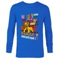 thumbnail image 1 of Disney The Lion King Wildly Good Times Family Vacation 2024 - Long Sleeve T-Shirt for Men - Customized-Navy, 1 of 5