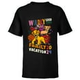 thumbnail image 1 of Disney The Lion King Wildly Good Times Family Vacation 2024 - Short Sleeve T-Shirt for Kids - Customized-Black, 1 of 5