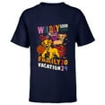 thumbnail image 1 of Disney The Lion King Wildly Good Times Family Vacation 2024 - Short Sleeve T-Shirt for Kids - Customized-Navy, 1 of 5