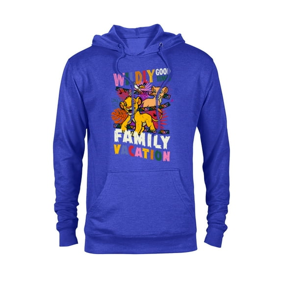 Disney The Lion King Wildly Good Times Family Vacation - Pullover Hoodie for Adults - Customized-Royal