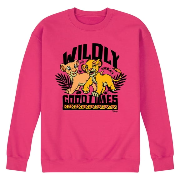 Disney - The Lion King - Wildly Good Times - Men's Crew Neck Fleece Pullover