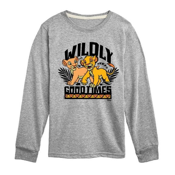Disney - The Lion King - Wildly Good Times - Toddler & Youth Long Sleeve Graphic T-Shirt