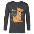 thumbnail image 1 of Disney The Lion King Young Nala 90s - Long Sleeve T-Shirt for Men -Customized-Charcoal Heather, 1 of 5