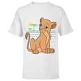 thumbnail image 1 of Disney The Lion King Young Nala 90s - Short Sleeve T-Shirt for Kids -Customized-White, 1 of 5