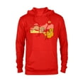 thumbnail image 1 of Disney The Lion King Young Simba Nala Playing - Pullover Hoodie for Adults - Customized-Red Heather, 1 of 5