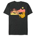 thumbnail image 1 of Disney The Lion King Young Simba Nala Playing - Short Sleeve Blended T-Shirt for Adults - Customized-Dark Heather, 1 of 5