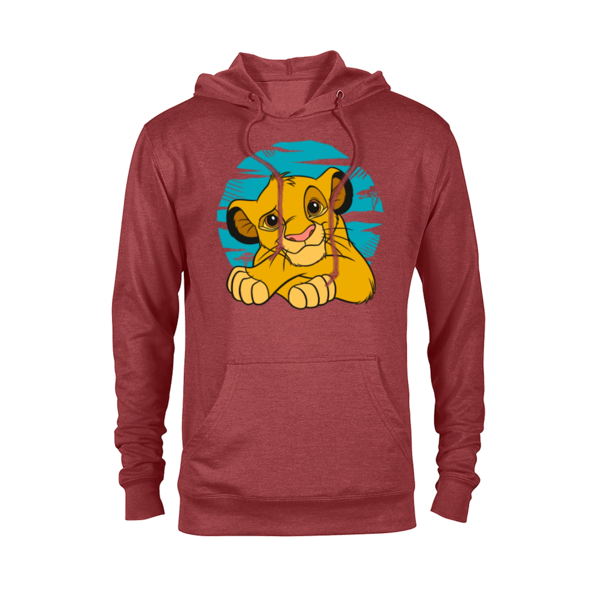 Disney The Lion King Young Simba Resting Blue 90s Pullover