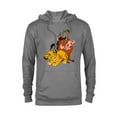 thumbnail image 1 of Disney The Lion King Young Simba Timon and Pumbaa - Pullover Hoodie for Adults - Customized-Graphite Heather, 1 of 5
