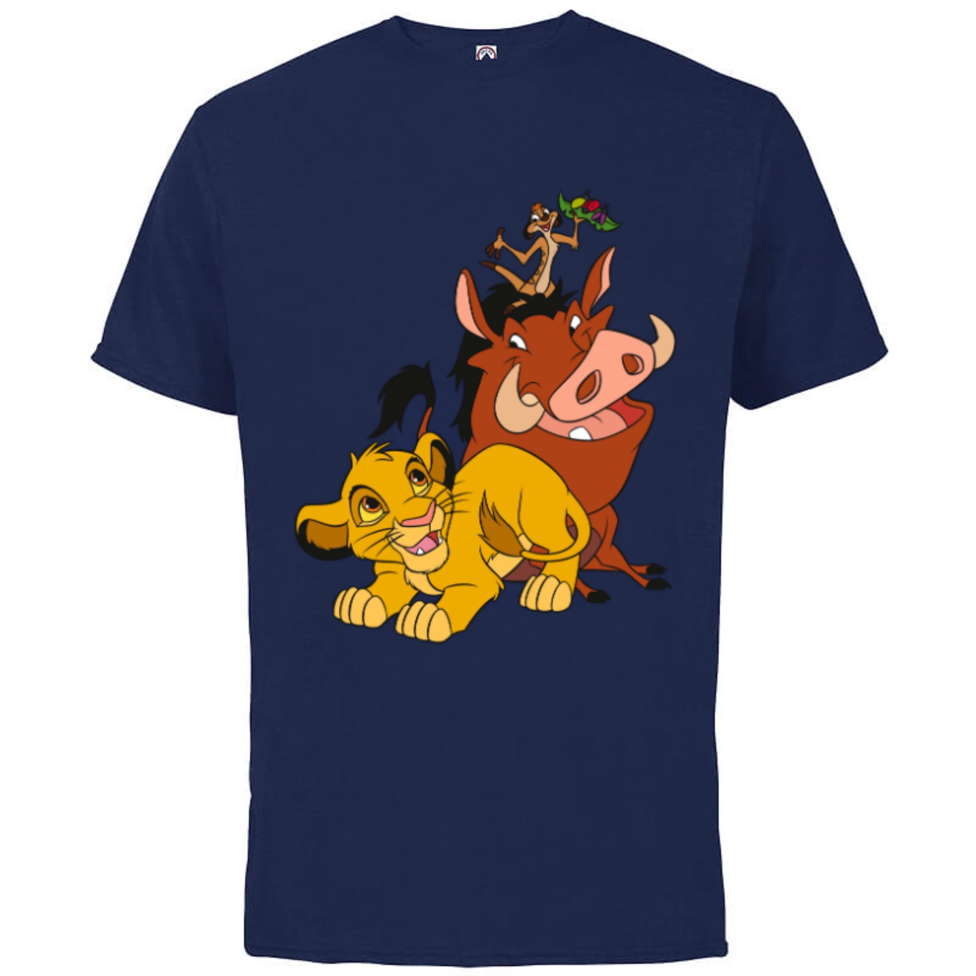 Disney The Lion King Young Simba Timon and Pumbaa - Short Sleeve Cotton ...