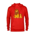thumbnail image 1 of Disney The Lion King Young Simba and Mufasa - Pullover Hoodie for Adults - Customized-Red Heather, 1 of 5