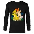 thumbnail image 1 of Disney The Lion King Young Simba and Nala - Long Sleeve T-Shirt for Men - Customized-Black, 1 of 5