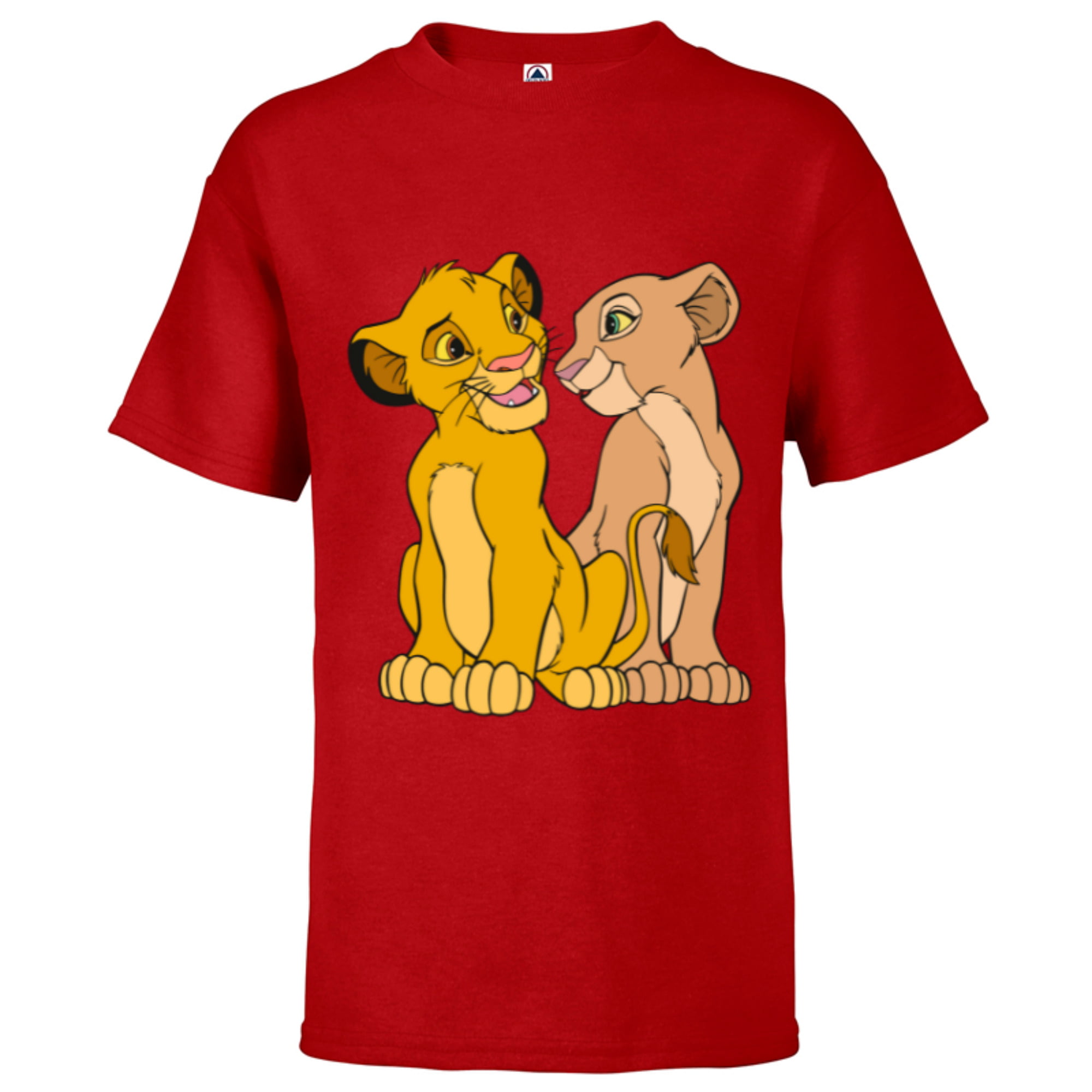 Disney The Lion King Young Simba and Nala Together - Short Sleeve T ...