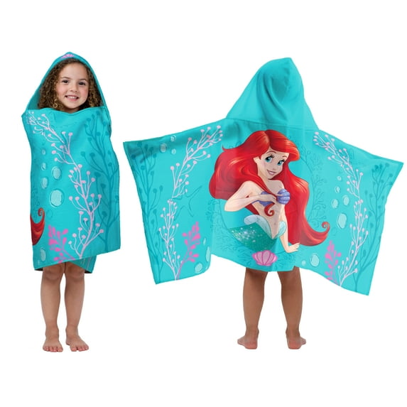 Disney The Little Mermaid 2 Pack Hooded Towels