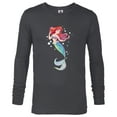 thumbnail image 1 of Disney The Little Mermaid 30th Anniversary Ariel T-Shirt - Long Sleeve T-Shirt for Men - Customized-Charcoal Heather, 1 of 5