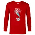 thumbnail image 1 of Disney The Little Mermaid 30th Anniversary Ariel T-Shirt - Long Sleeve T-Shirt for Men - Customized-New Red, 1 of 5