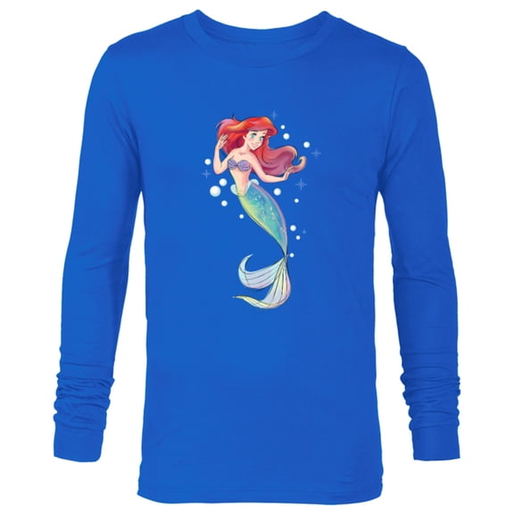 Disney The Little Mermaid 30th Anniversary Ariel T-Shirt - Long Sleeve T-Shirt for Men - Customized-Royal