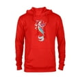 thumbnail image 1 of Disney The Little Mermaid 30th Anniversary Ariel T-Shirt - Pullover Hoodie for Adults - Customized-Red Heather, 1 of 5