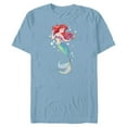 thumbnail image 1 of Disney The Little Mermaid 30th Anniversary Ariel T-Shirt- Short Sleeve Blended T-Shirt for Adults - Customized-Ocean Blue, 1 of 5