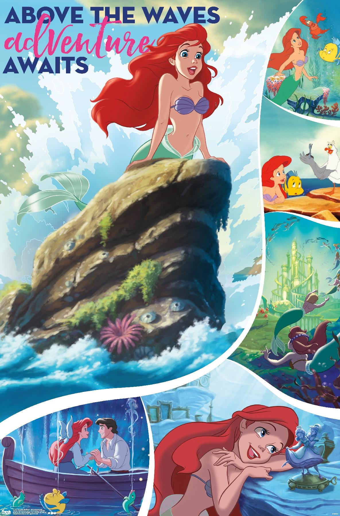 Disney The Little Mermaid - 30th Anniversary Wall Poster, 22.375