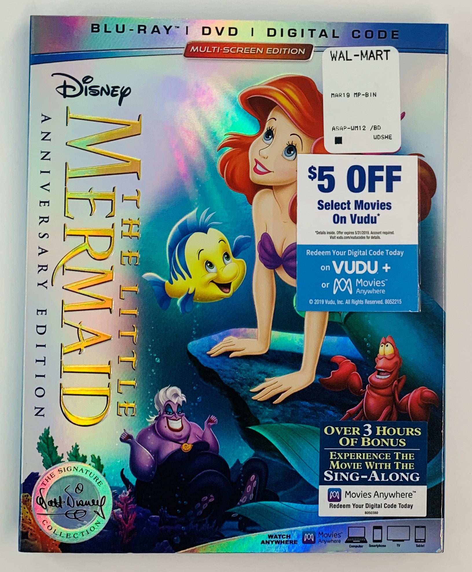 Disney The Little Mermaid: Anniversary Edition (Blu-ray