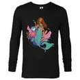 thumbnail image 1 of Disney The Little Mermaid Ariel An Ocean of Dreams - Long Sleeve T-Shirt for Men - Customized-Black, 1 of 5