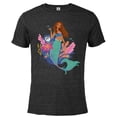 thumbnail image 1 of Disney The Little Mermaid Ariel An Ocean of Dreams - Short Sleeve Blended T-Shirt for Adults - Customized-Black Snow Heather, 1 of 5