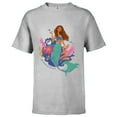 thumbnail image 1 of Disney The Little Mermaid Ariel An Ocean of Dreams - Short Sleeve T-Shirt for Kids - Customized-Athletic Heather, 1 of 5
