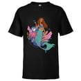 thumbnail image 1 of Disney The Little Mermaid Ariel An Ocean of Dreams - Short Sleeve T-Shirt for Kids - Customized-Black, 1 of 5