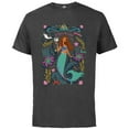 thumbnail image 1 of Disney The Little Mermaid Ariel Beyond the Surface - Short Sleeve Cotton T-Shirt for Adults - Customized-Charcoal Heather, 1 of 5