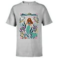 thumbnail image 1 of Disney The Little Mermaid Ariel Beyond the Surface - Short Sleeve T-Shirt for Kids - Customized-Athletic Heather, 1 of 5