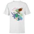 thumbnail image 1 of Disney The Little Mermaid Ariel Birthday Wish Come True - Short Sleeve T-Shirt for Kids - Customized-White, 1 of 5