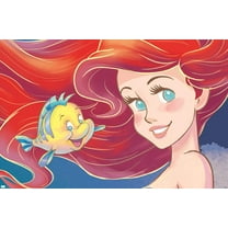 Disney The Little Mermaid - Ariel Close-Up Wall Poster, 22.375" x 34"