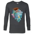 thumbnail image 1 of Disney The Little Mermaid Ariel Curious & Kind - Long Sleeve T-Shirt for Men - Customized-Charcoal Heather, 1 of 5