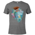 thumbnail image 1 of Disney The Little Mermaid Ariel Curious & Kind - Short Sleeve Blended T-Shirt for Adults - Customized-Graphite Snow Heather, 1 of 5